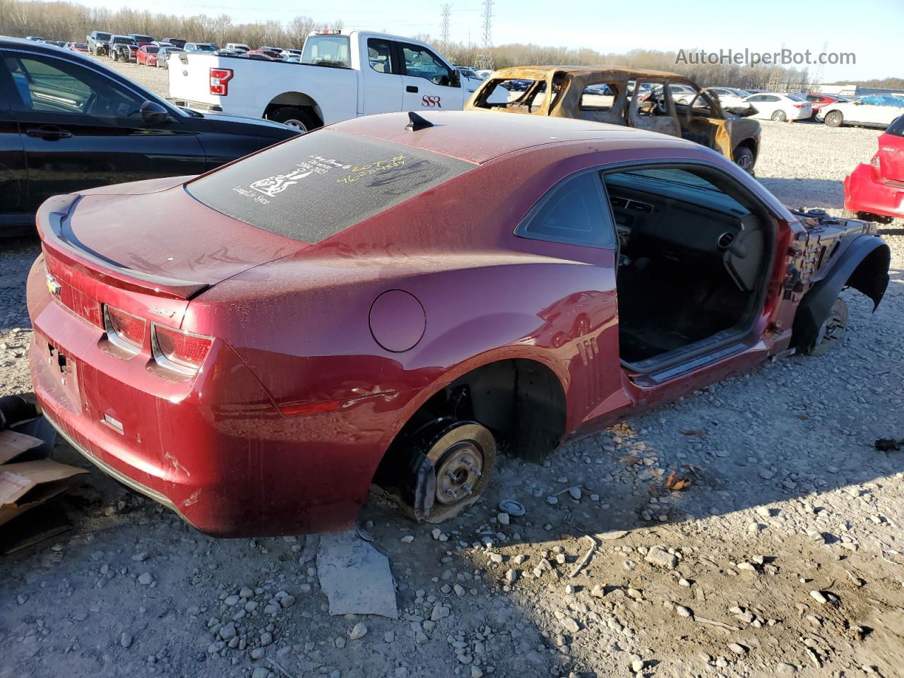 2010 Chevrolet Camaro Ss Red vin: 2G1FK1EJ2A9196177