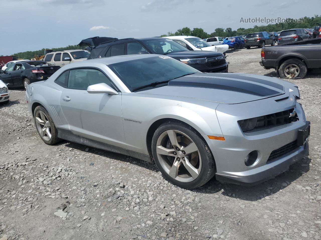 2010 Chevrolet Camaro Ss Silver vin: 2G1FK1EJ2A9217402