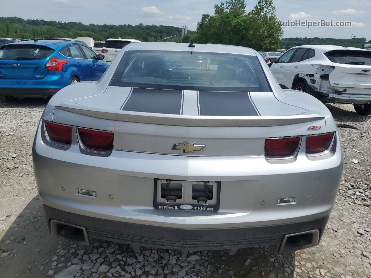 2010 Chevrolet Camaro Ss Silver vin: 2G1FK1EJ2A9217402