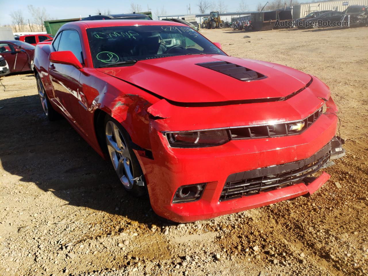 2014 Chevrolet Camaro 2ss Red vin: 2G1FK1EJ2E9170037