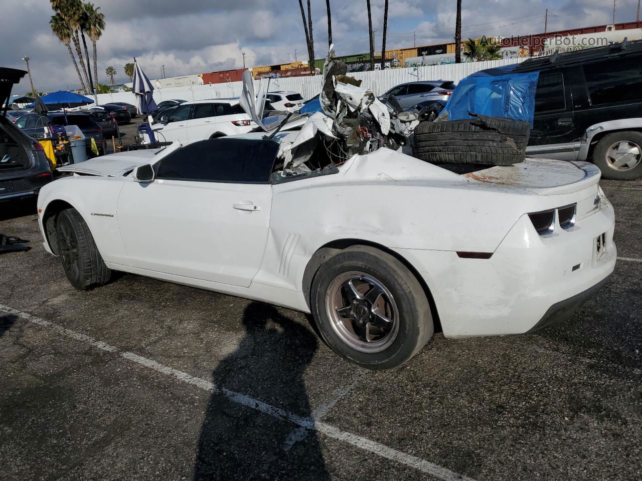 2010 Chevrolet Camaro Ss White vin: 2G1FK1EJ3A9189822