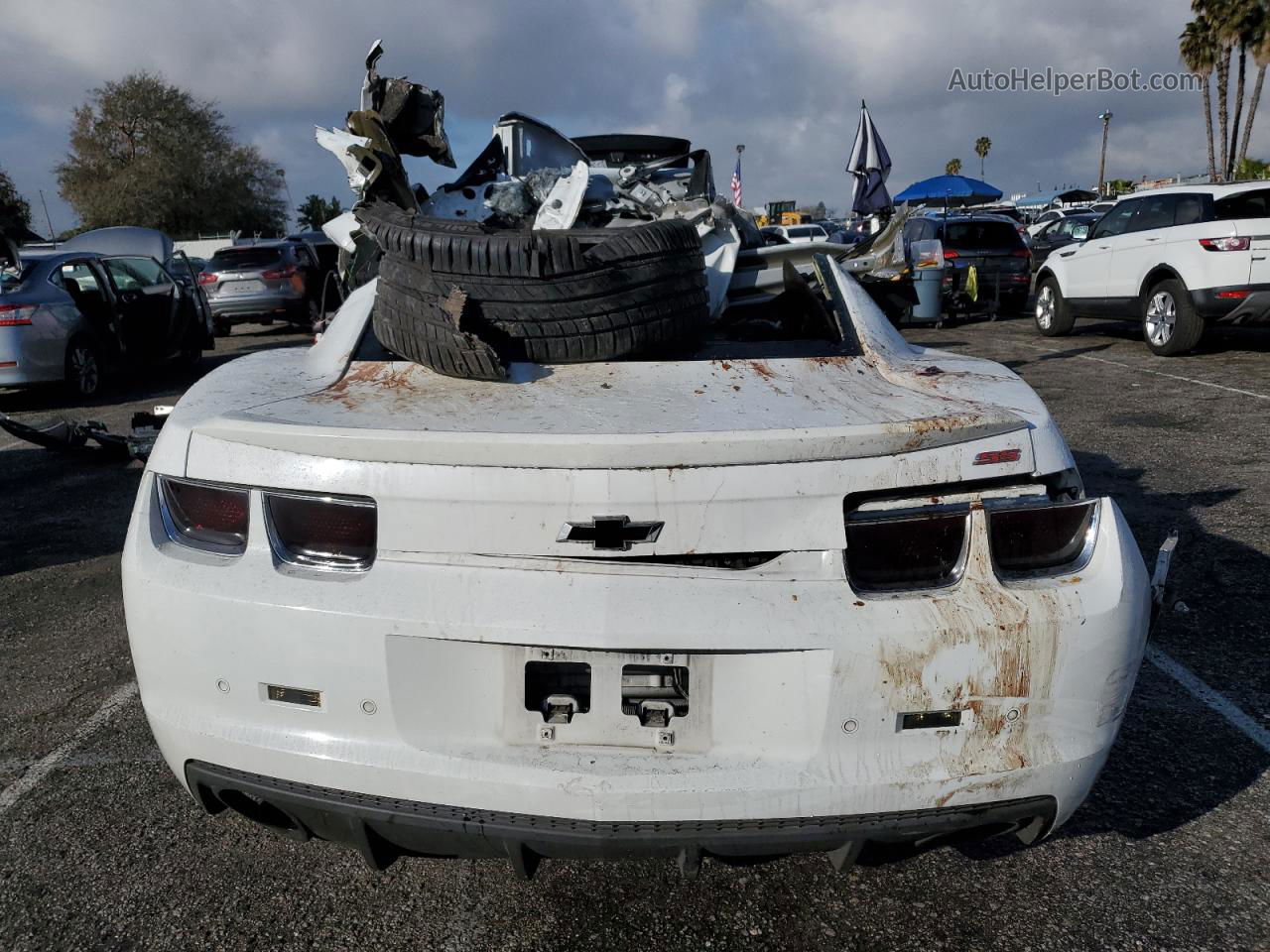 2010 Chevrolet Camaro Ss White vin: 2G1FK1EJ3A9189822