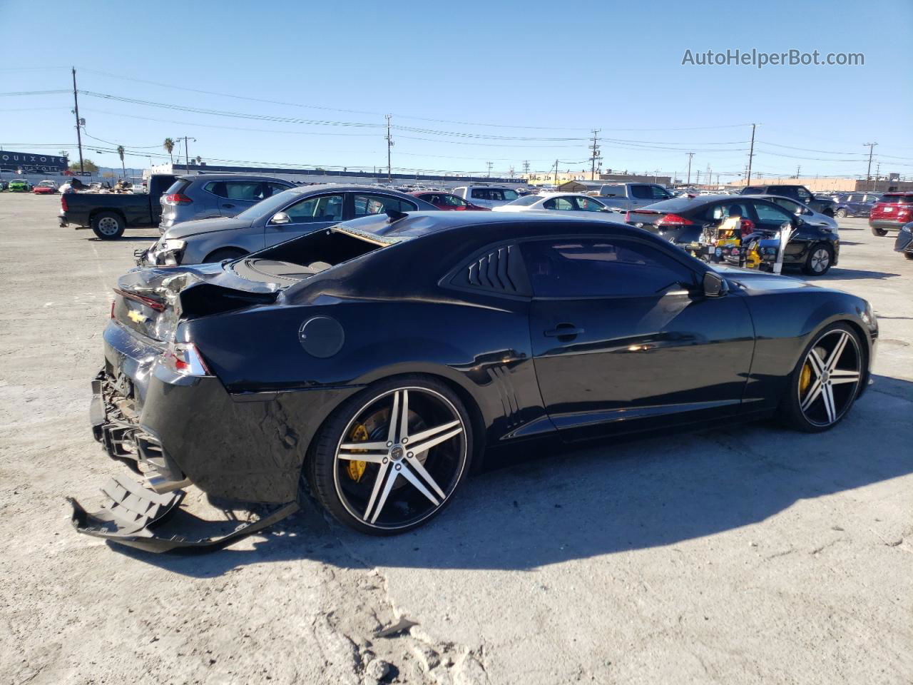 2014 Chevrolet Camaro 2ss Black vin: 2G1FK1EJ3E9133921