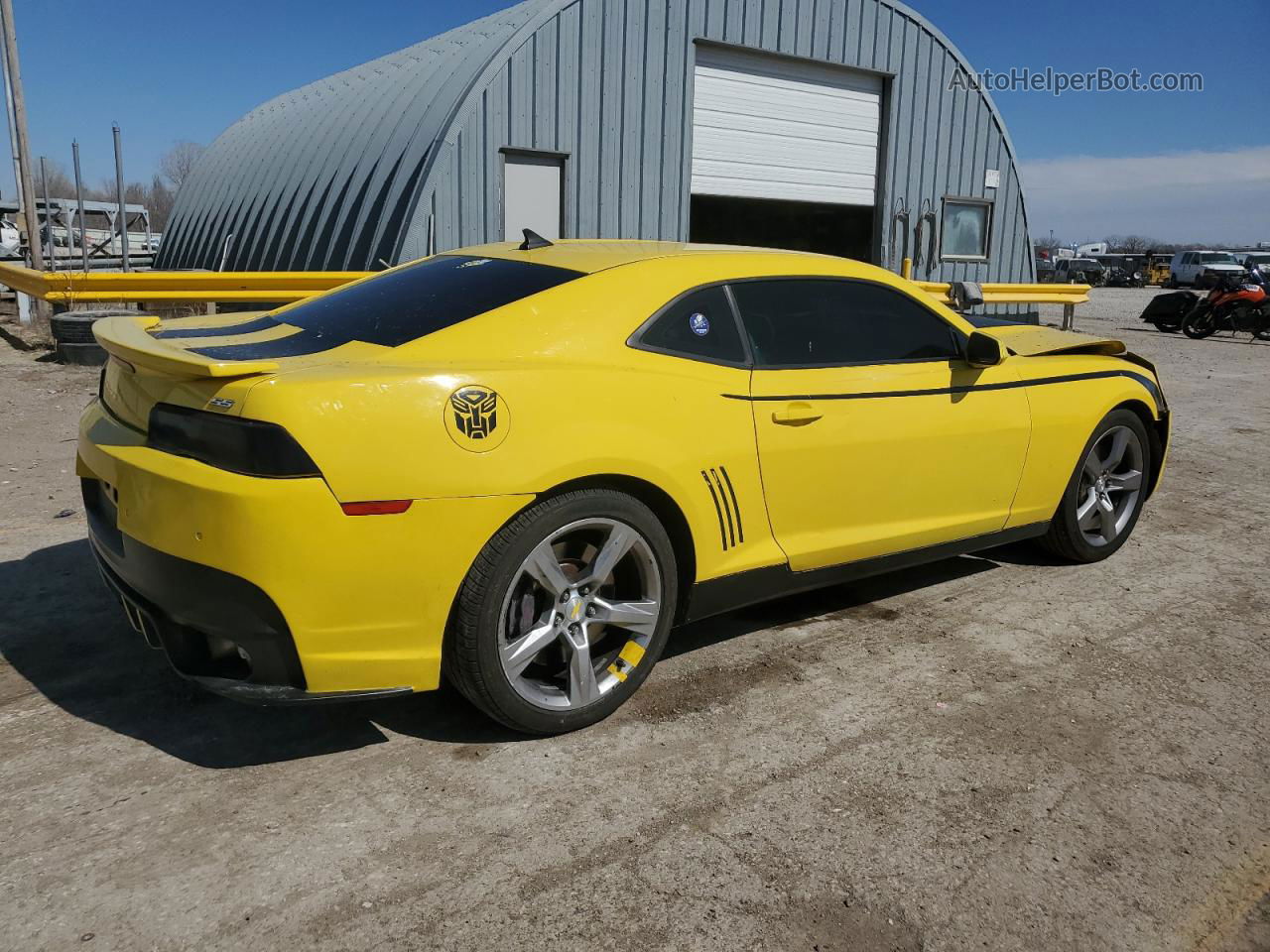 2014 Chevrolet Camaro 2ss Yellow vin: 2G1FK1EJ3E9234201