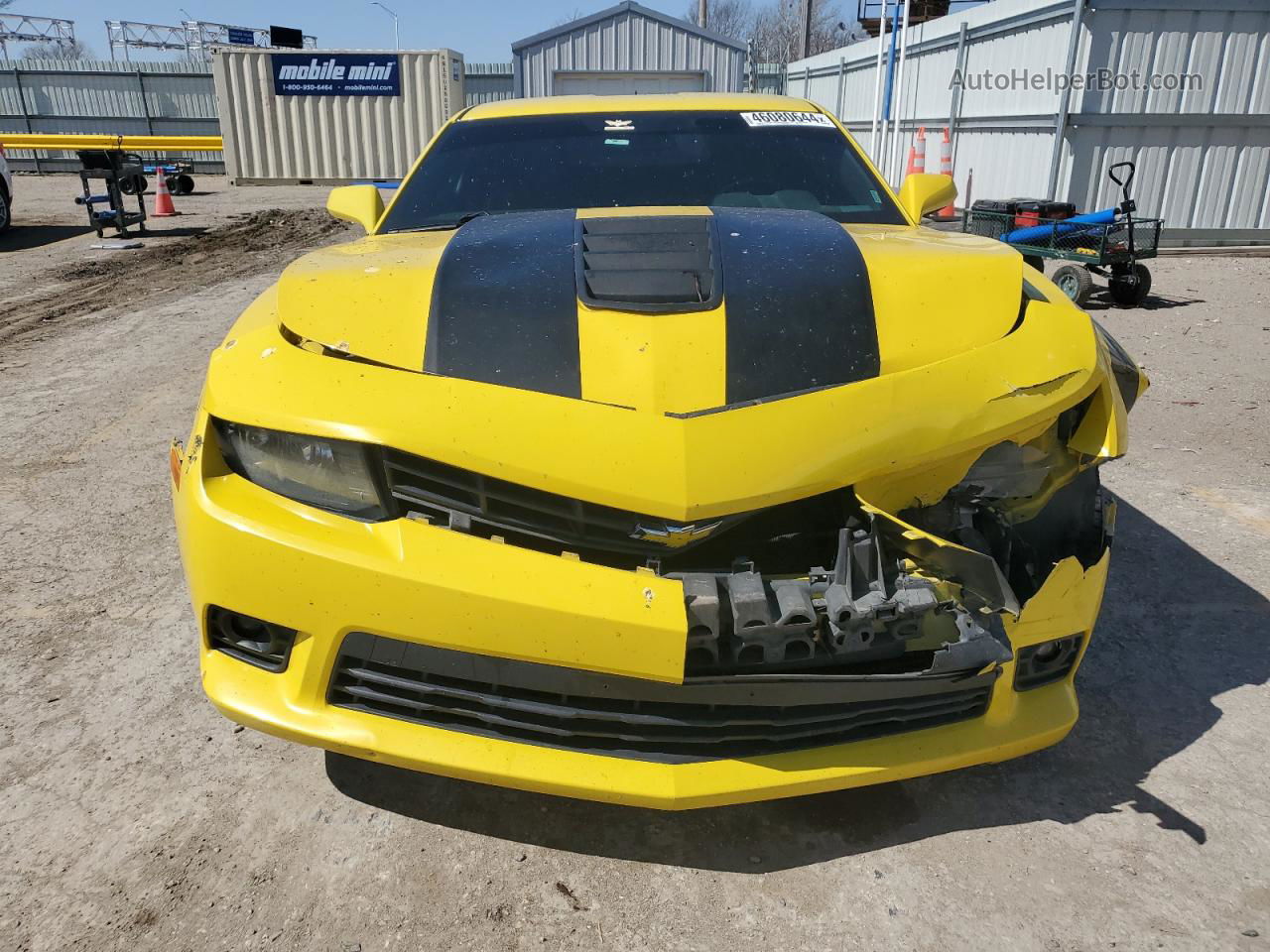 2014 Chevrolet Camaro 2ss Yellow vin: 2G1FK1EJ3E9234201