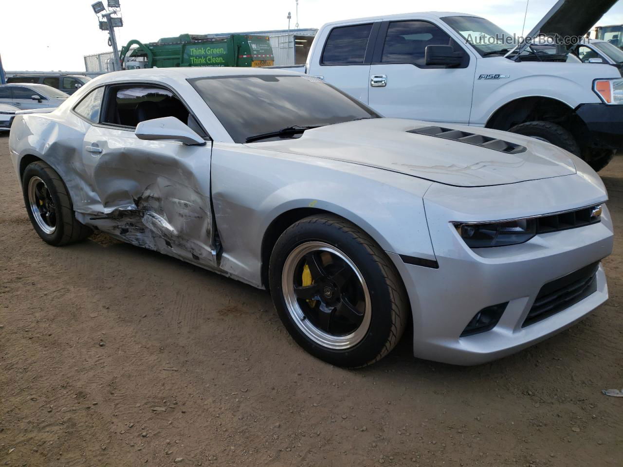 2014 Chevrolet Camaro 2ss Silver vin: 2G1FK1EJ3E9305882