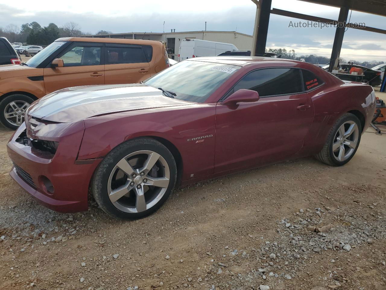 2010 Chevrolet Camaro Ss Темно-бордовый vin: 2G1FK1EJ4A9114174