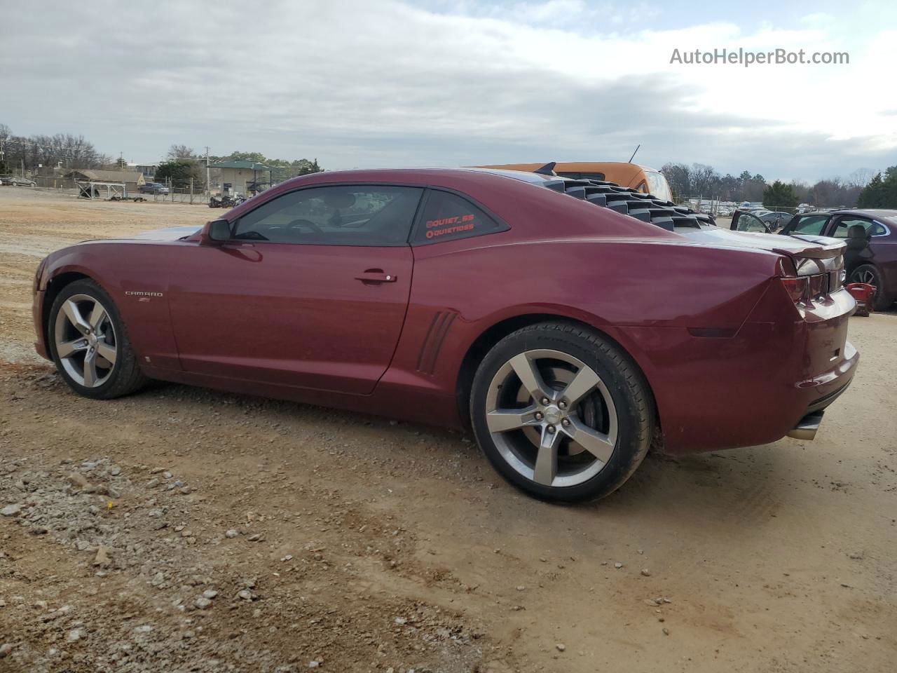 2010 Chevrolet Camaro Ss Темно-бордовый vin: 2G1FK1EJ4A9114174