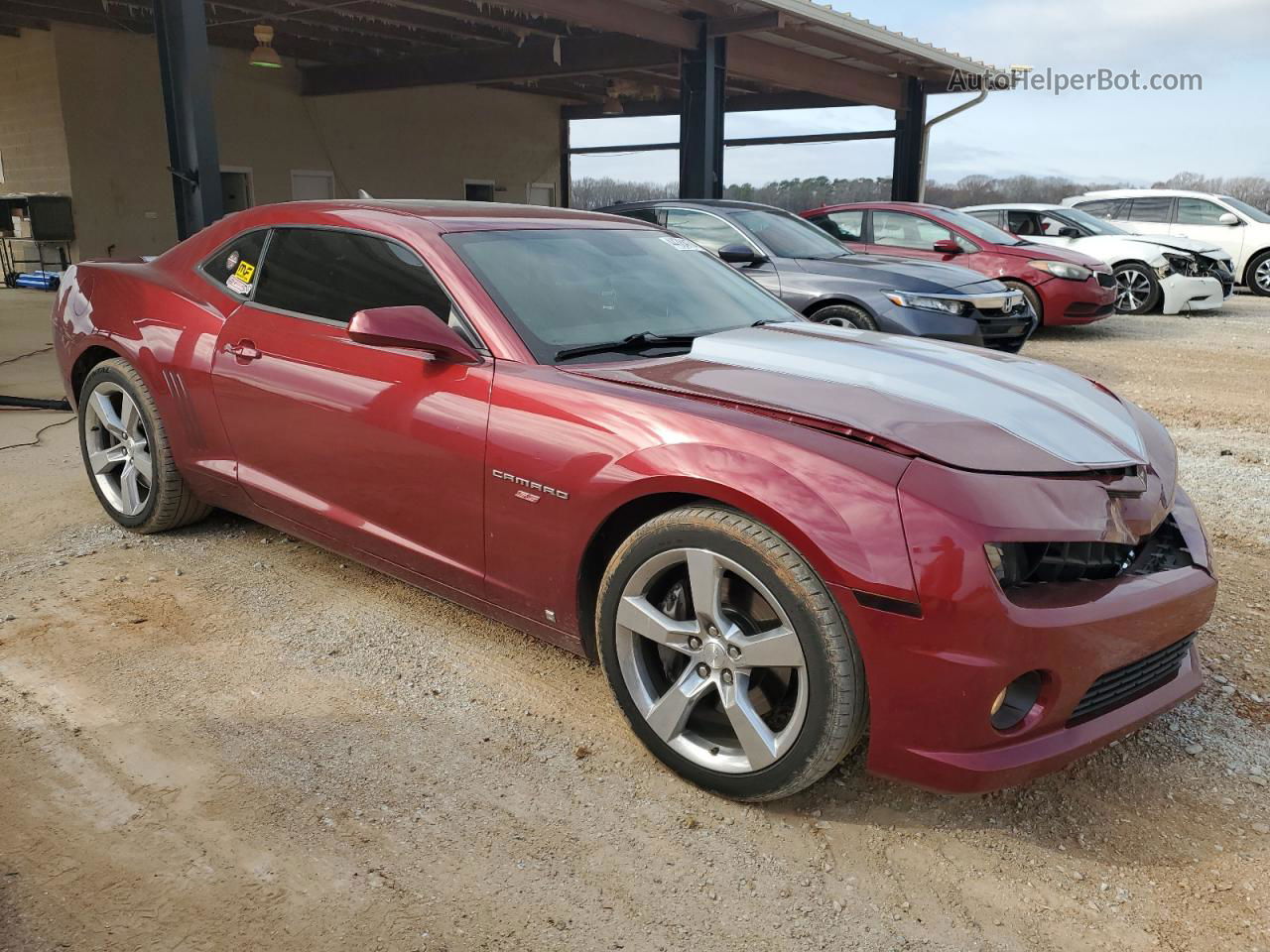 2010 Chevrolet Camaro Ss Темно-бордовый vin: 2G1FK1EJ4A9114174