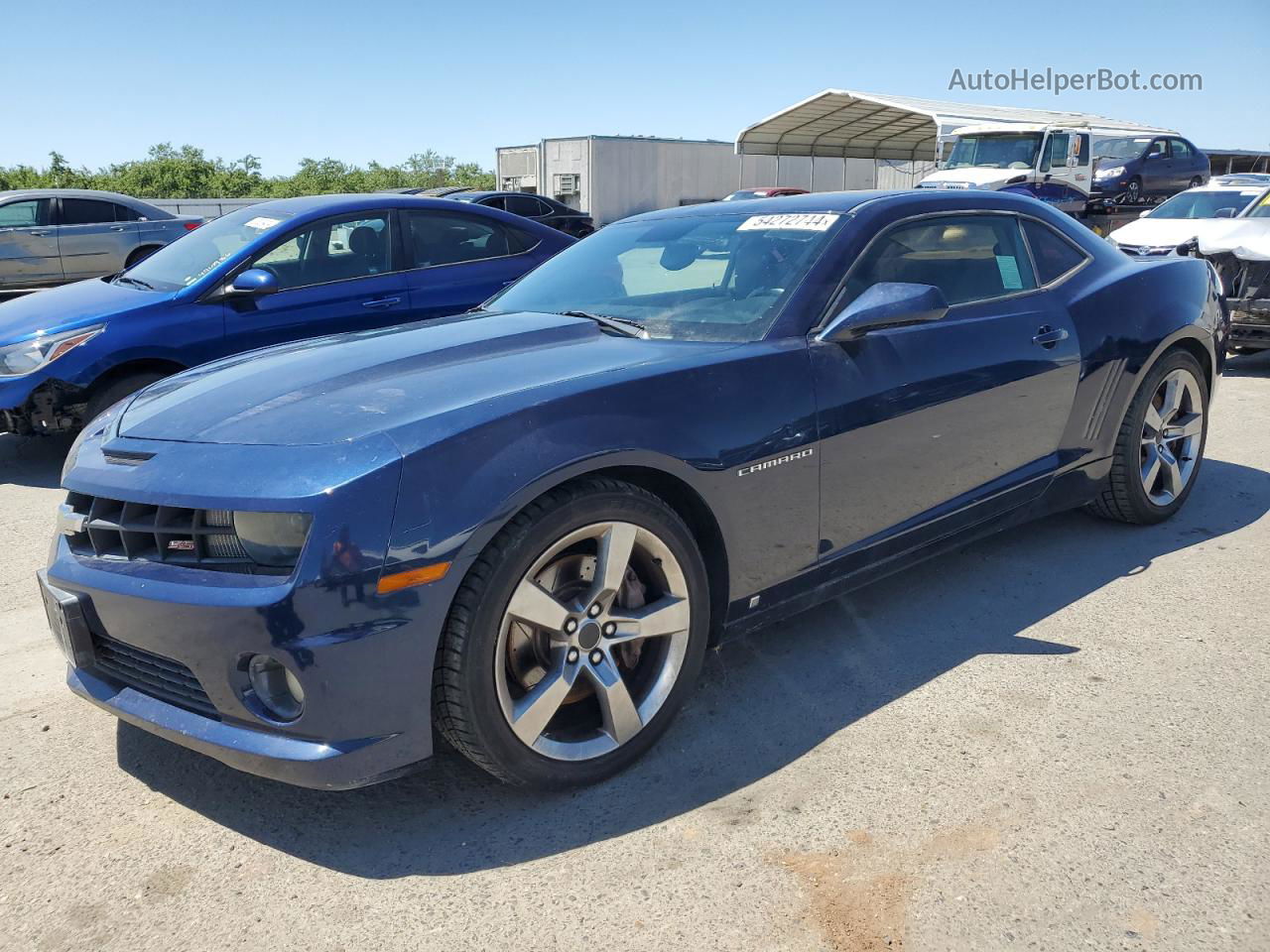 2010 Chevrolet Camaro Ss Blue vin: 2G1FK1EJ4A9124588