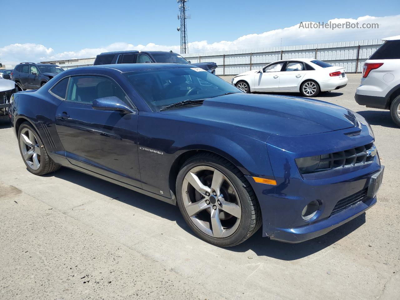 2010 Chevrolet Camaro Ss Синий vin: 2G1FK1EJ4A9124588