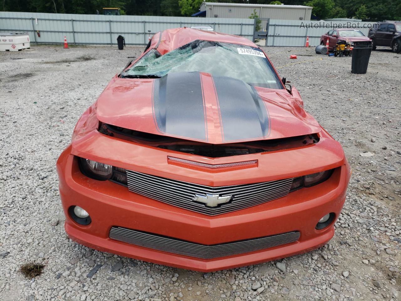 2010 Chevrolet Camaro Ss Orange vin: 2G1FK1EJ4A9128804