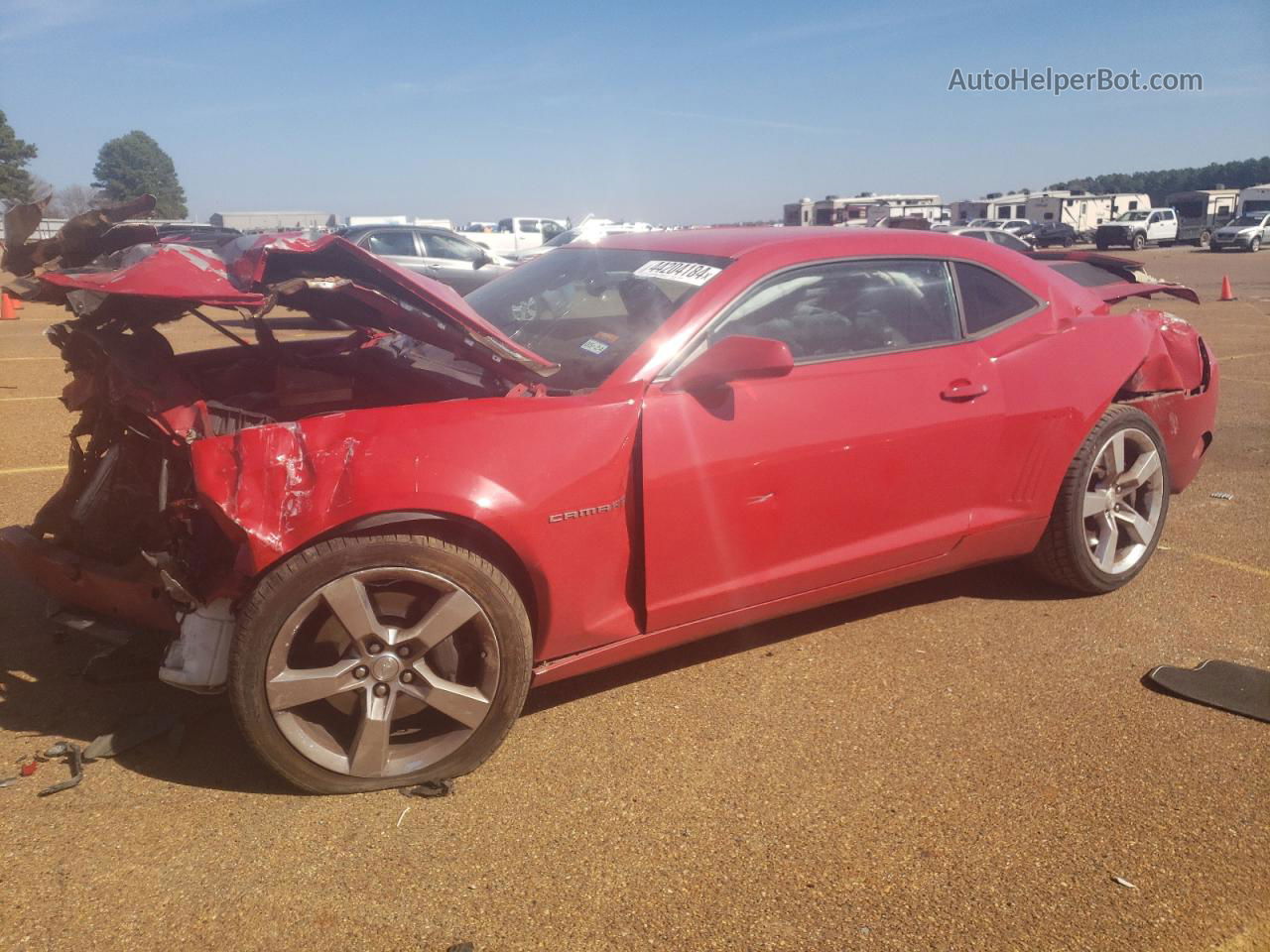 2010 Chevrolet Camaro Ss Red vin: 2G1FK1EJ4A9216221