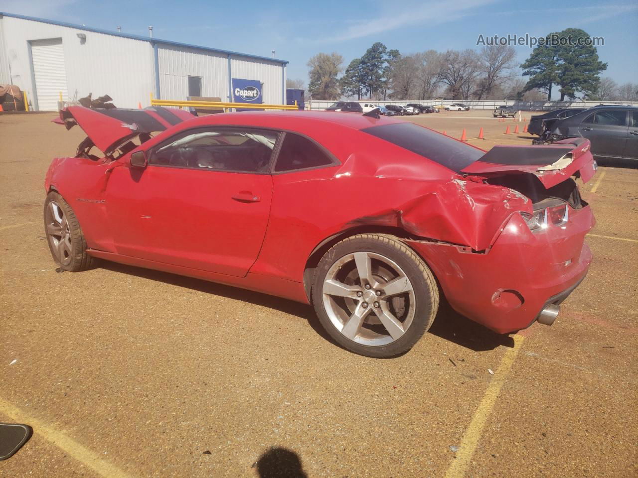 2010 Chevrolet Camaro Ss Red vin: 2G1FK1EJ4A9216221