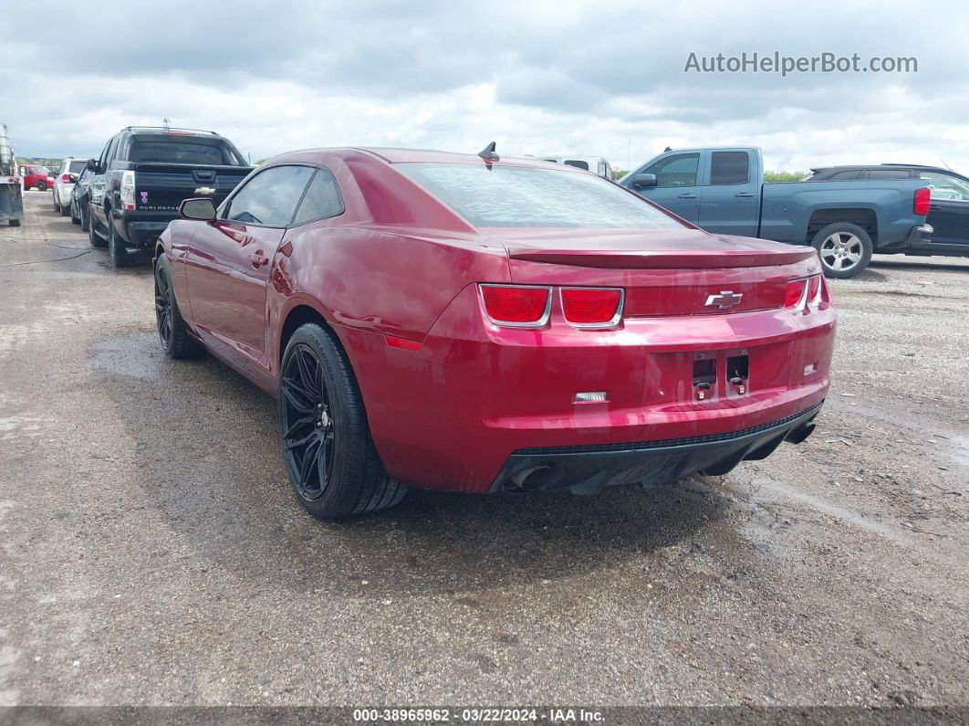 2010 Chevrolet Camaro 2ss Burgundy vin: 2G1FK1EJ5A9134885