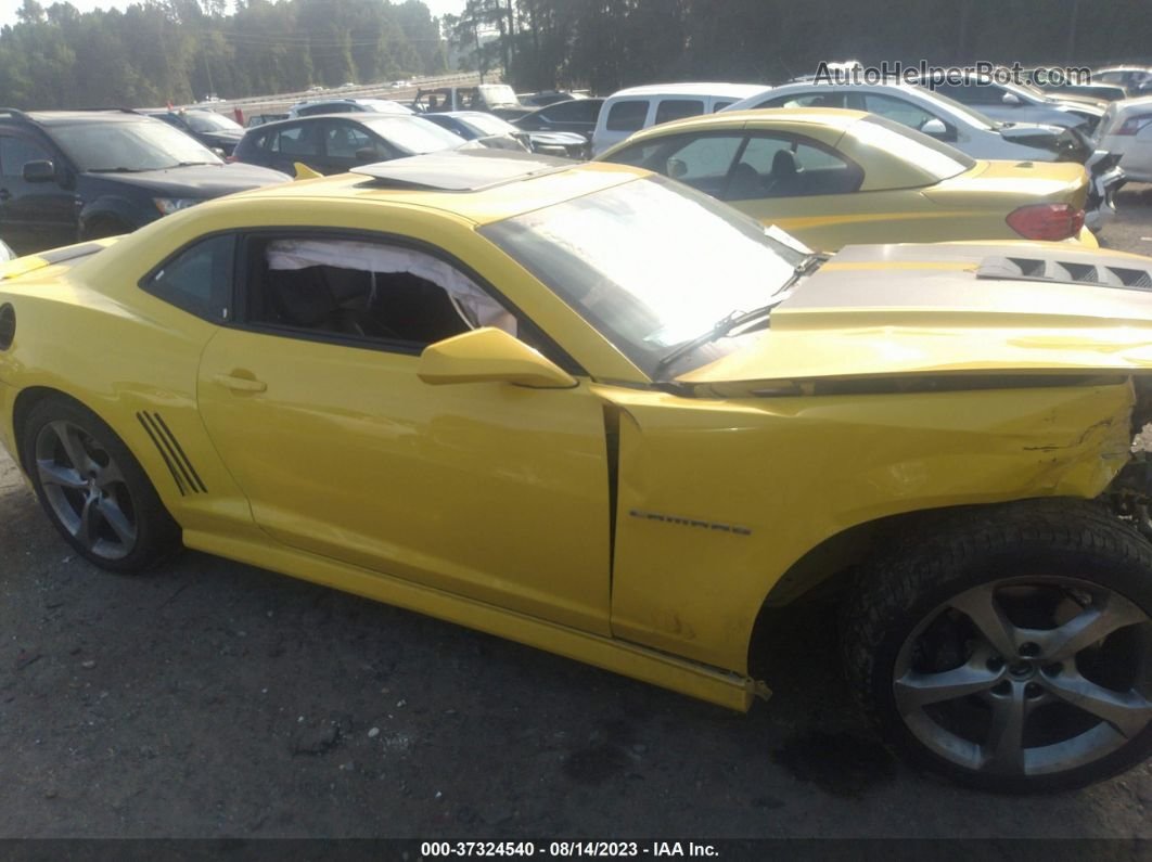 2014 Chevrolet Camaro Ss Yellow vin: 2G1FK1EJ5E9231686