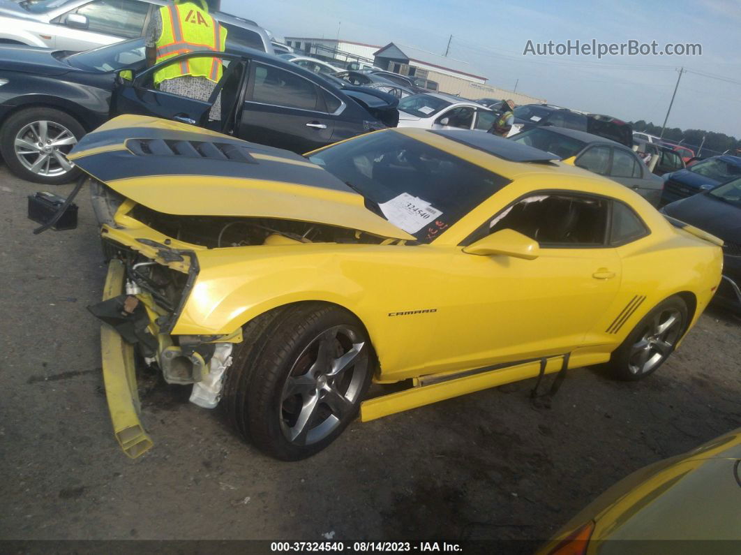 2014 Chevrolet Camaro Ss Yellow vin: 2G1FK1EJ5E9231686