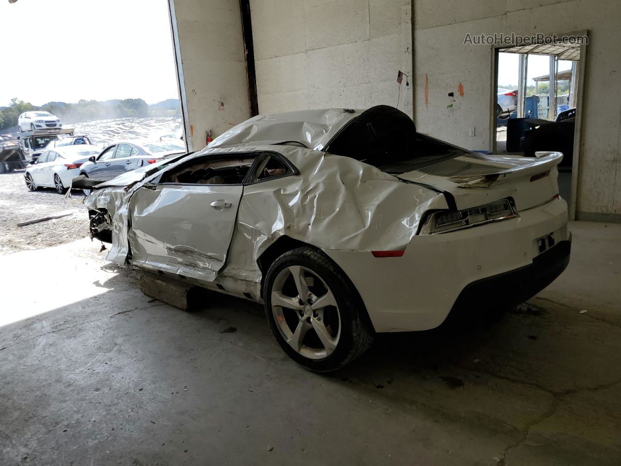 2014 Chevrolet Camaro 2ss White vin: 2G1FK1EJ5E9244759