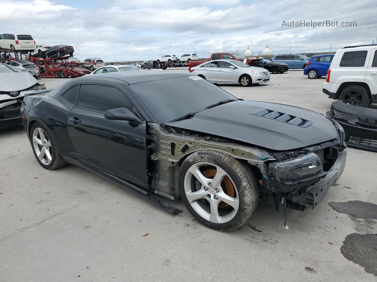 2015 Chevrolet Camaro 2ss Black vin: 2G1FK1EJ5F9301222