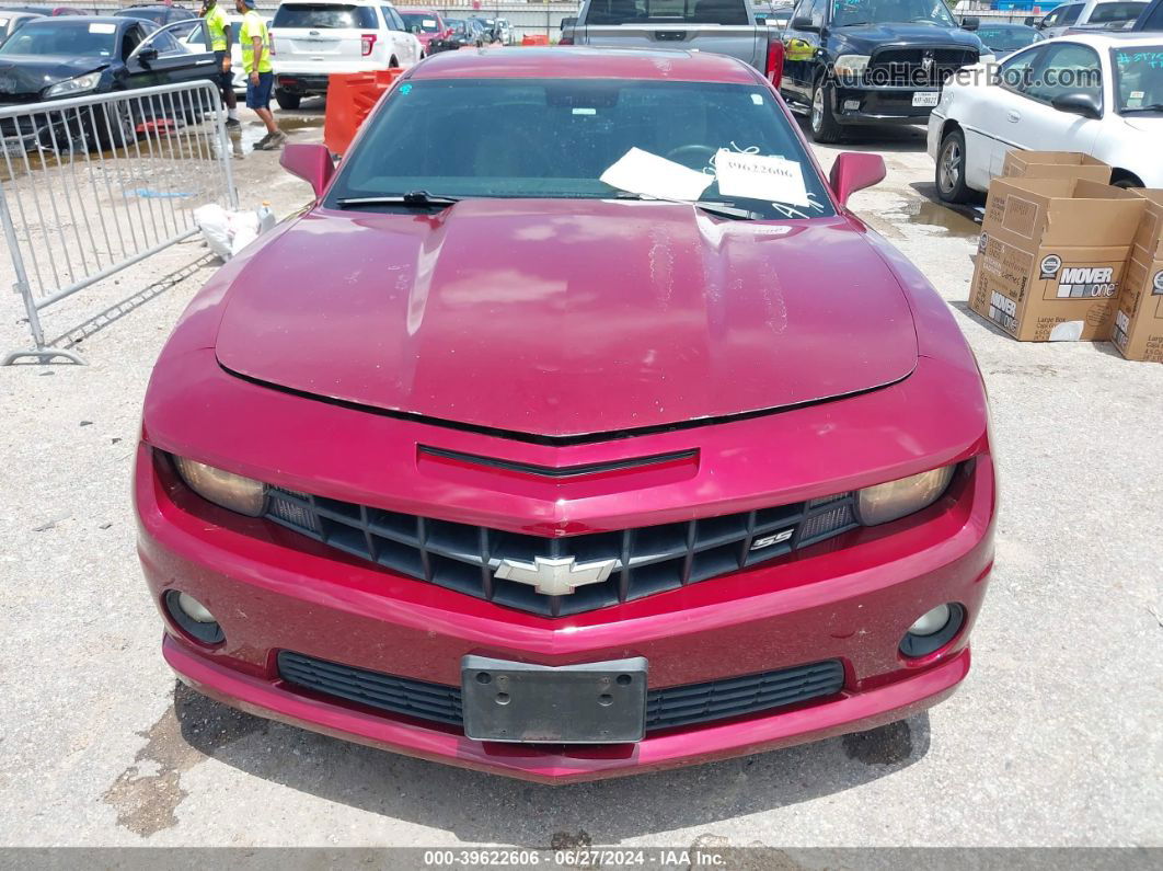 2010 Chevrolet Camaro 2ss Maroon vin: 2G1FK1EJ6A9189586