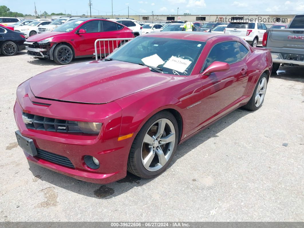 2010 Chevrolet Camaro 2ss Maroon vin: 2G1FK1EJ6A9189586