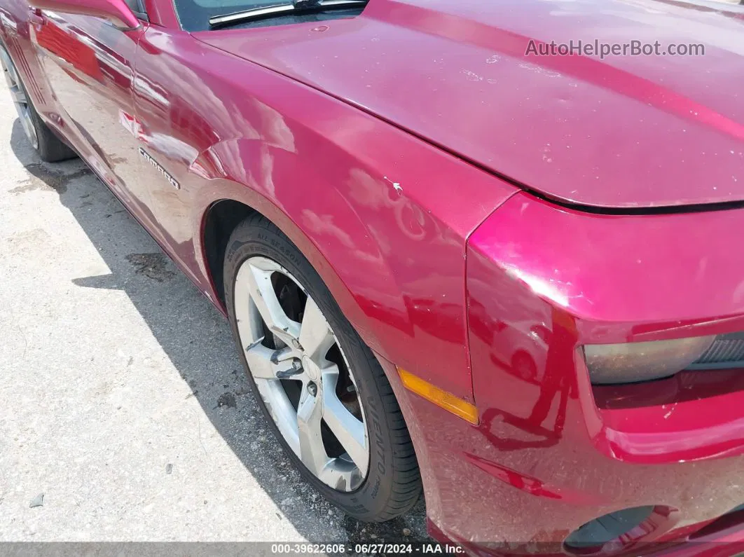 2010 Chevrolet Camaro 2ss Maroon vin: 2G1FK1EJ6A9189586