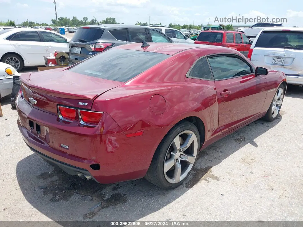 2010 Chevrolet Camaro 2ss Maroon vin: 2G1FK1EJ6A9189586