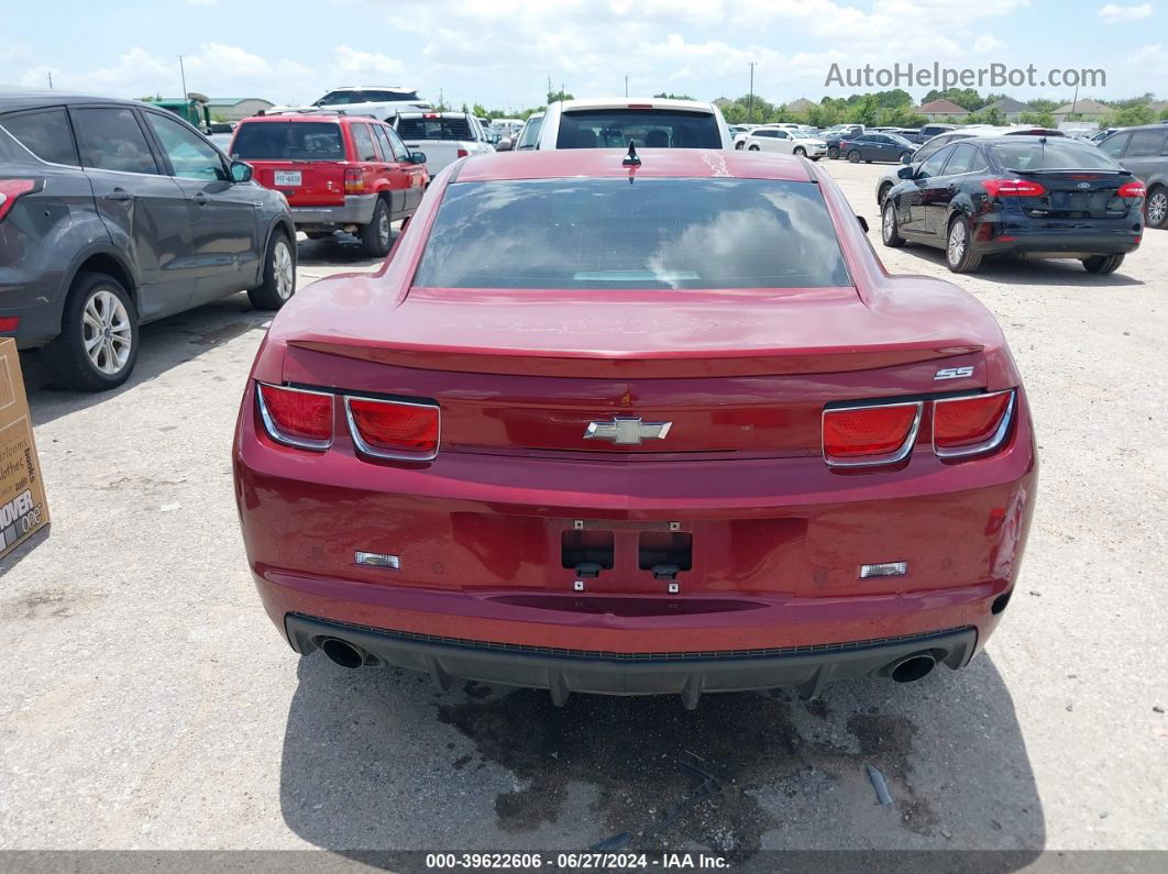 2010 Chevrolet Camaro 2ss Maroon vin: 2G1FK1EJ6A9189586