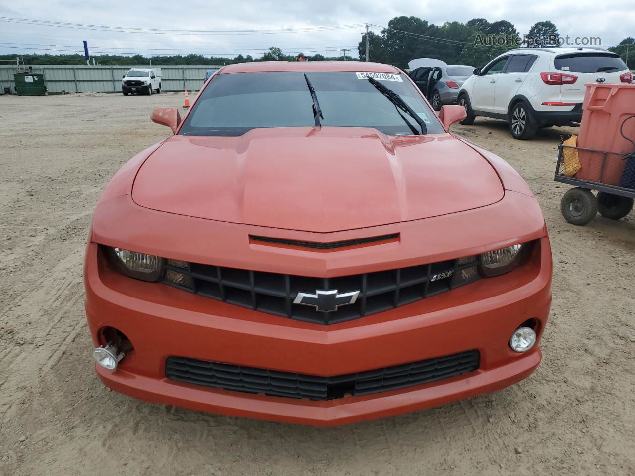 2010 Chevrolet Camaro Ss Orange vin: 2G1FK1EJ7A9119529