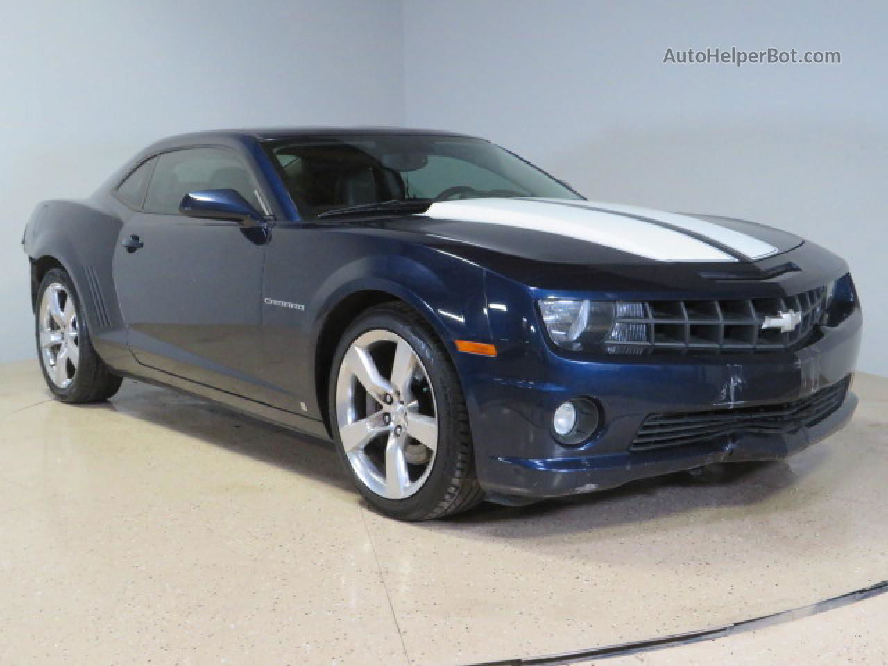 2010 Chevrolet Camaro Ss Blue vin: 2G1FK1EJ7A9125525