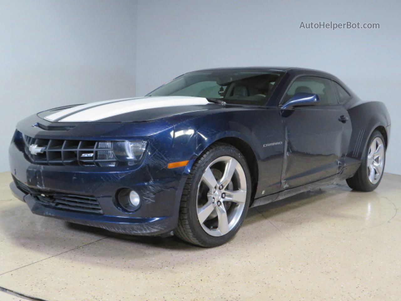 2010 Chevrolet Camaro Ss Blue vin: 2G1FK1EJ7A9125525