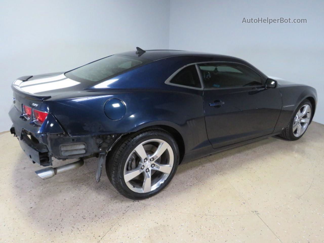 2010 Chevrolet Camaro Ss Blue vin: 2G1FK1EJ7A9125525