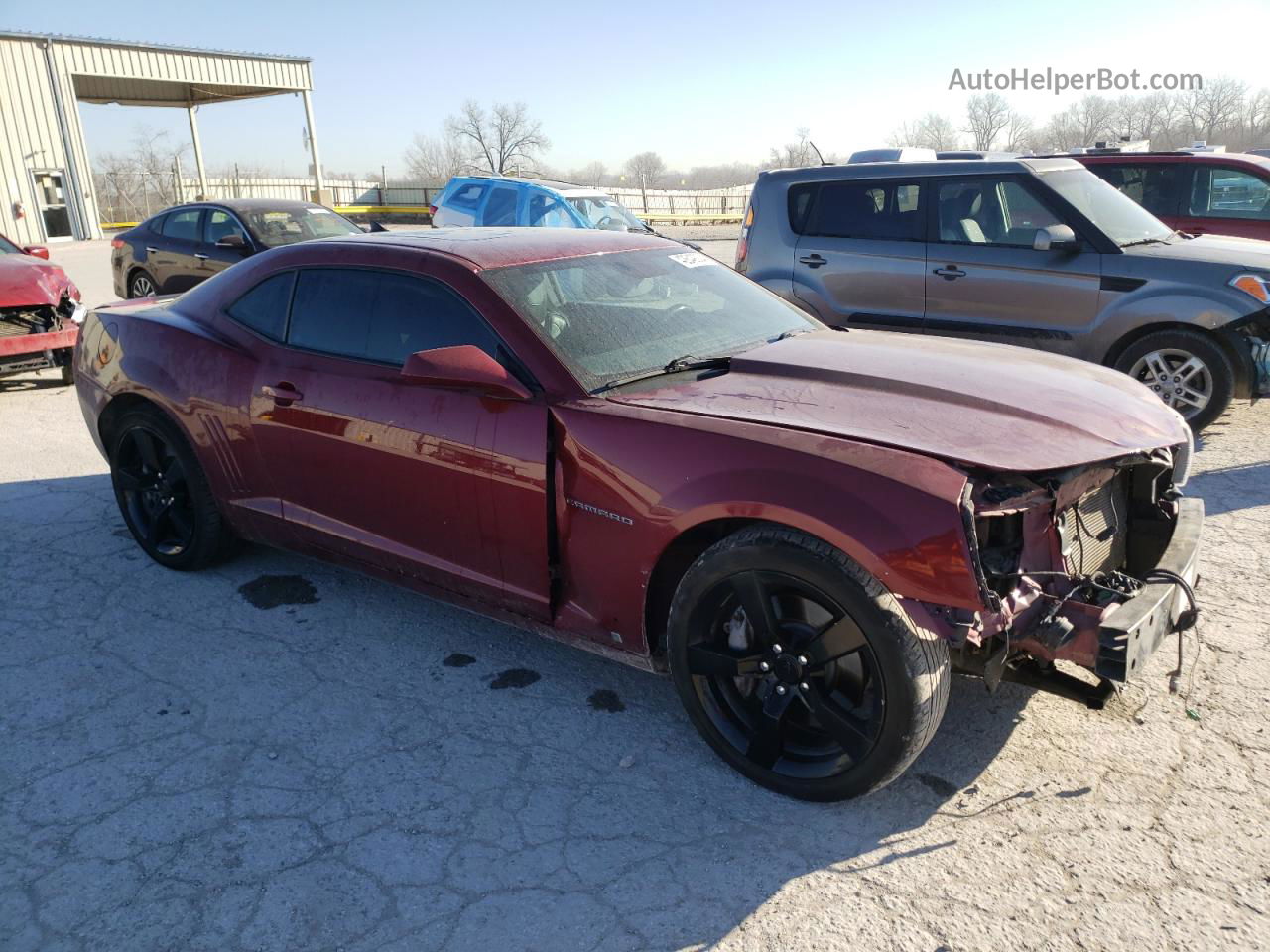 2010 Chevrolet Camaro Ss Red vin: 2G1FK1EJ7A9137996