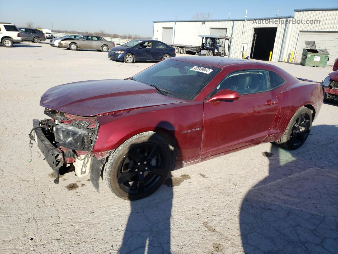 2010 Chevrolet Camaro Ss Red vin: 2G1FK1EJ7A9137996