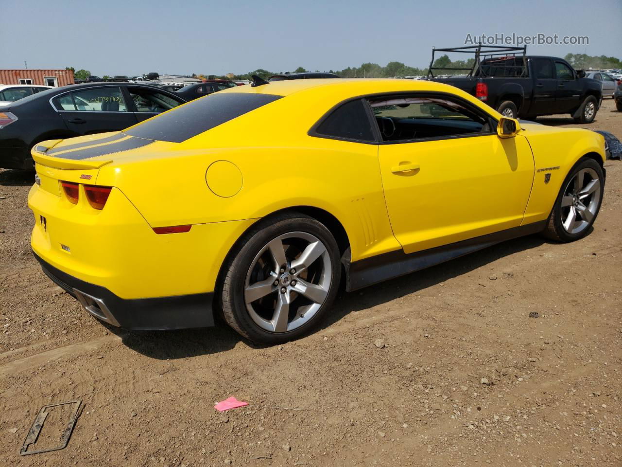 2010 Chevrolet Camaro Ss Желтый vin: 2G1FK1EJ7A9144365