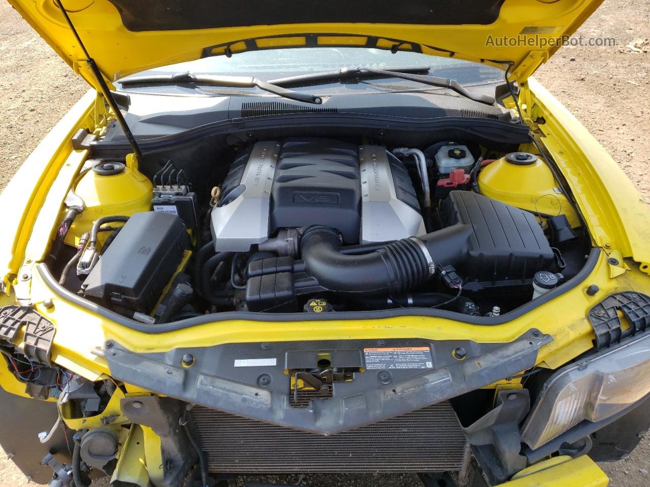 2010 Chevrolet Camaro Ss Yellow vin: 2G1FK1EJ7A9144365
