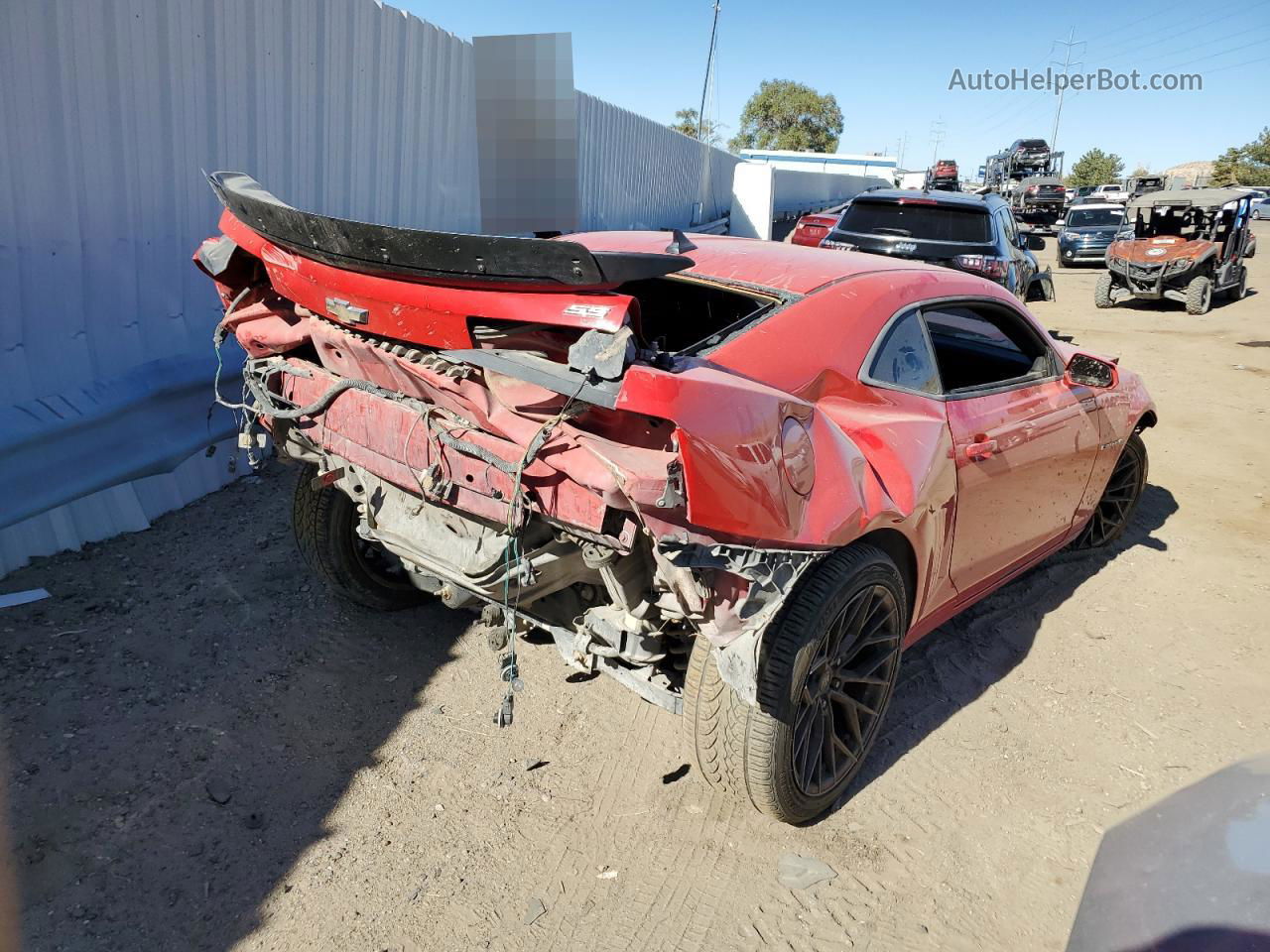 2010 Chevrolet Camaro Ss Red vin: 2G1FK1EJ7A9170836