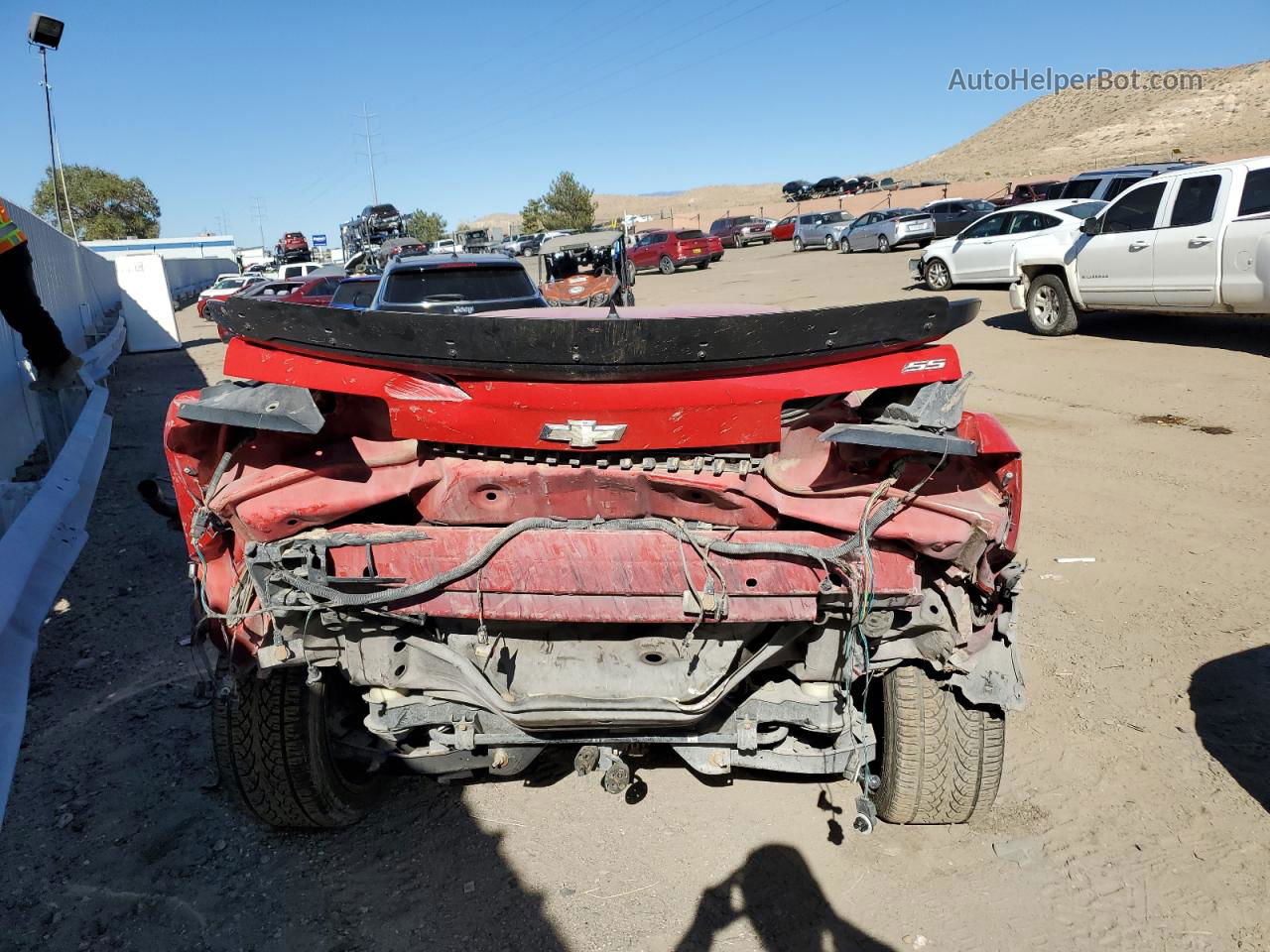 2010 Chevrolet Camaro Ss Red vin: 2G1FK1EJ7A9170836