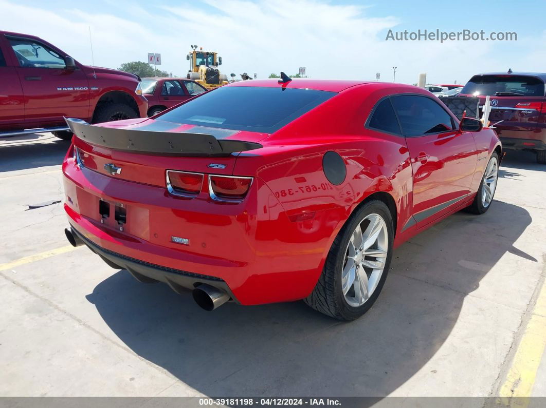 2010 Chevrolet Camaro 2ss Red vin: 2G1FK1EJ7A9181416