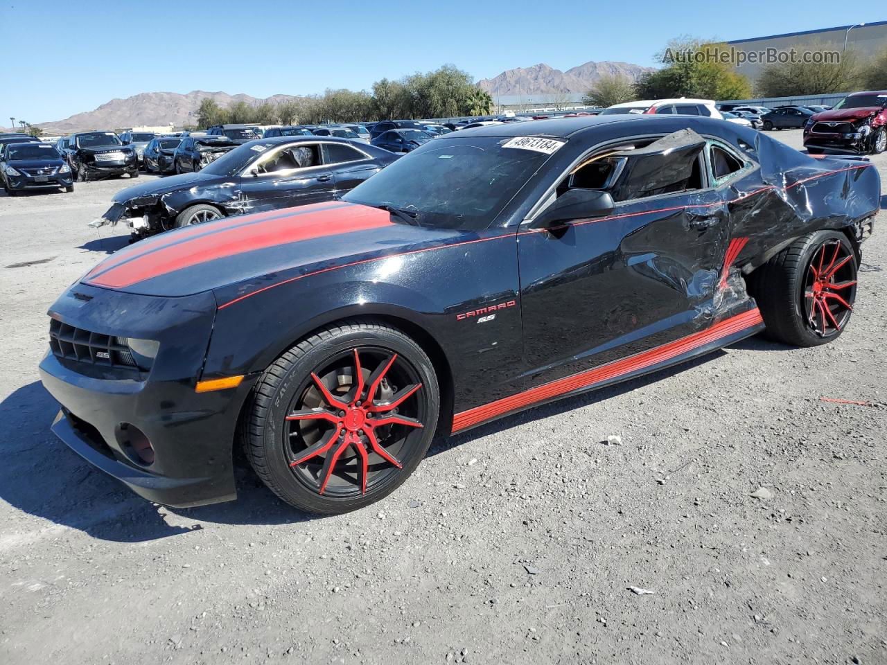 2010 Chevrolet Camaro Ss Black vin: 2G1FK1EJ7A9189967