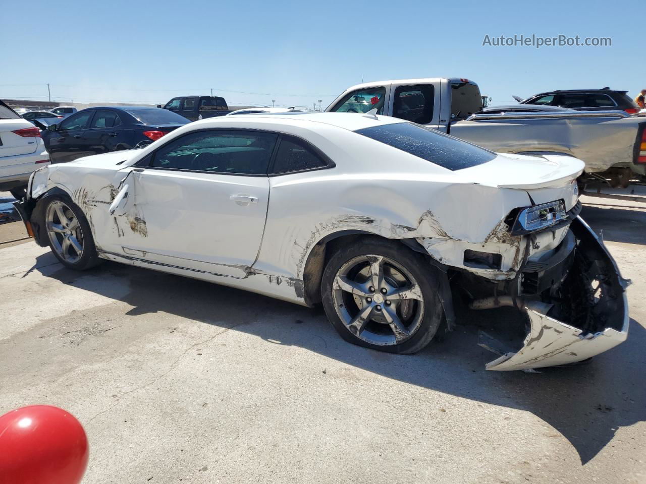 2014 Chevrolet Camaro 2ss White vin: 2G1FK1EJ7E9218941