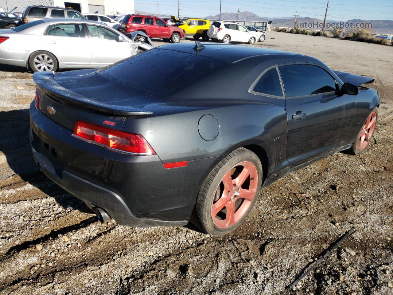 2014 Chevrolet Camaro 2ss Черный vin: 2G1FK1EJ7E9298810