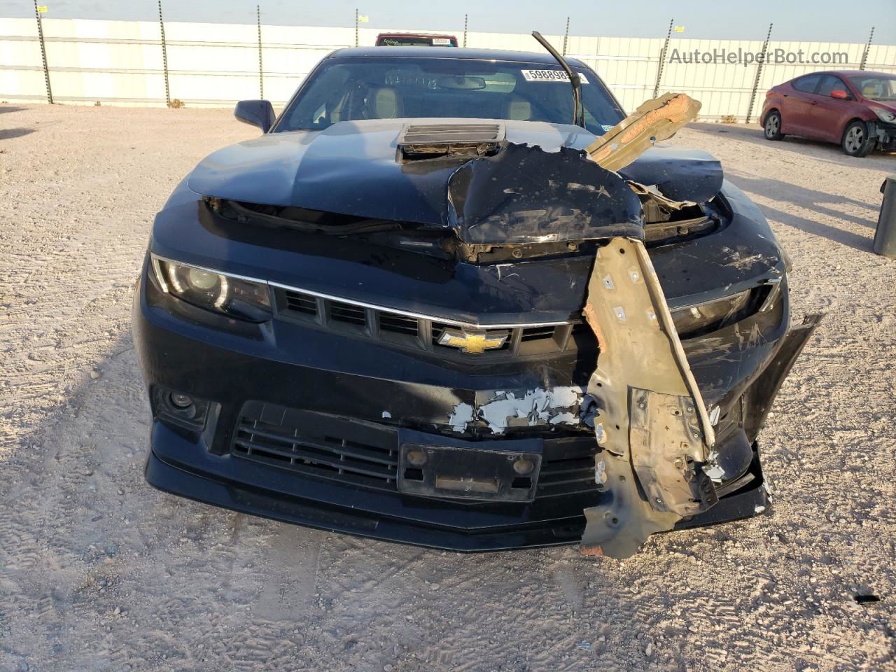 2015 Chevrolet Camaro 2ss Black vin: 2G1FK1EJ7F9205589