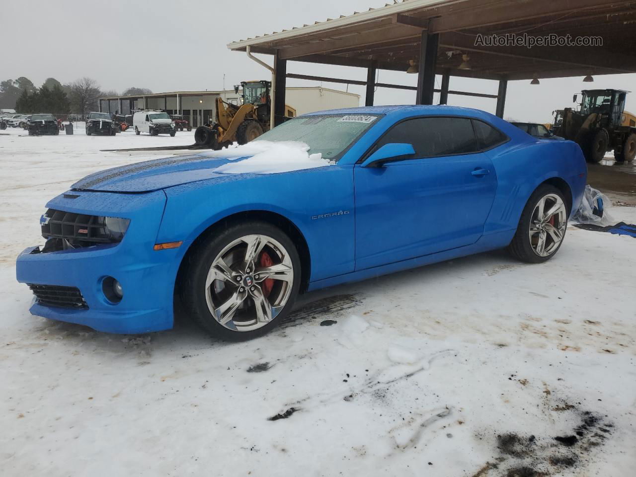 2010 Chevrolet Camaro Ss Blue vin: 2G1FK1EJ8A9118468