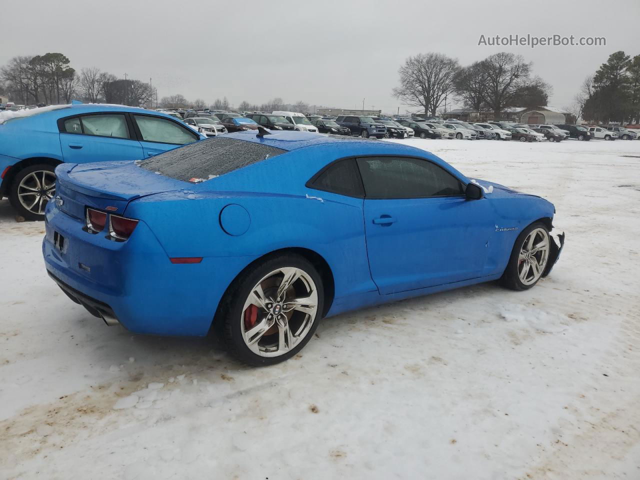 2010 Chevrolet Camaro Ss Blue vin: 2G1FK1EJ8A9118468