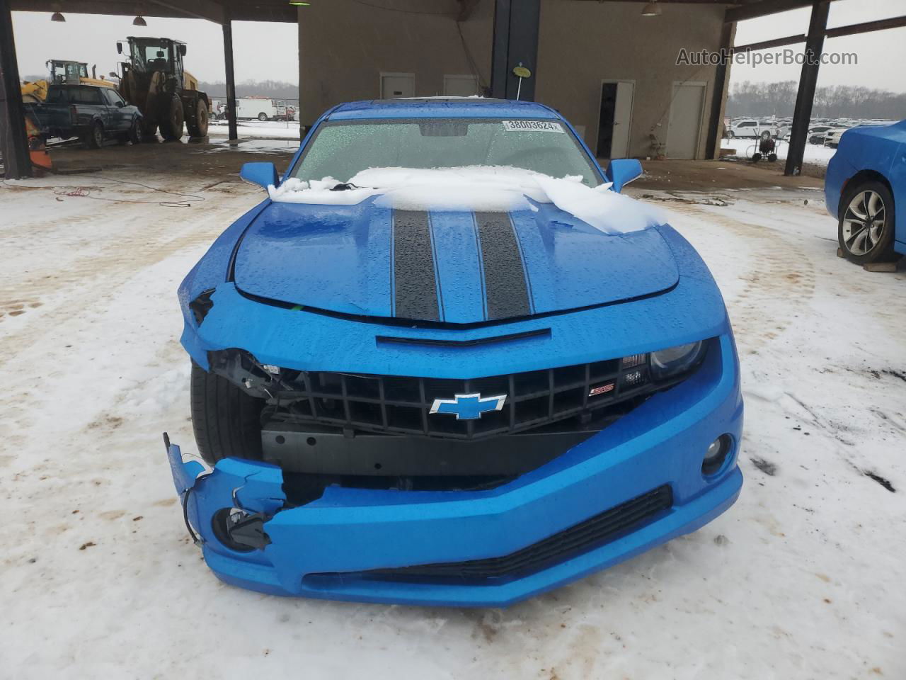 2010 Chevrolet Camaro Ss Blue vin: 2G1FK1EJ8A9118468