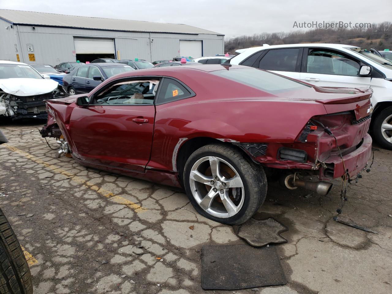 2010 Chevrolet Camaro Ss Red vin: 2G1FK1EJ8A9131222