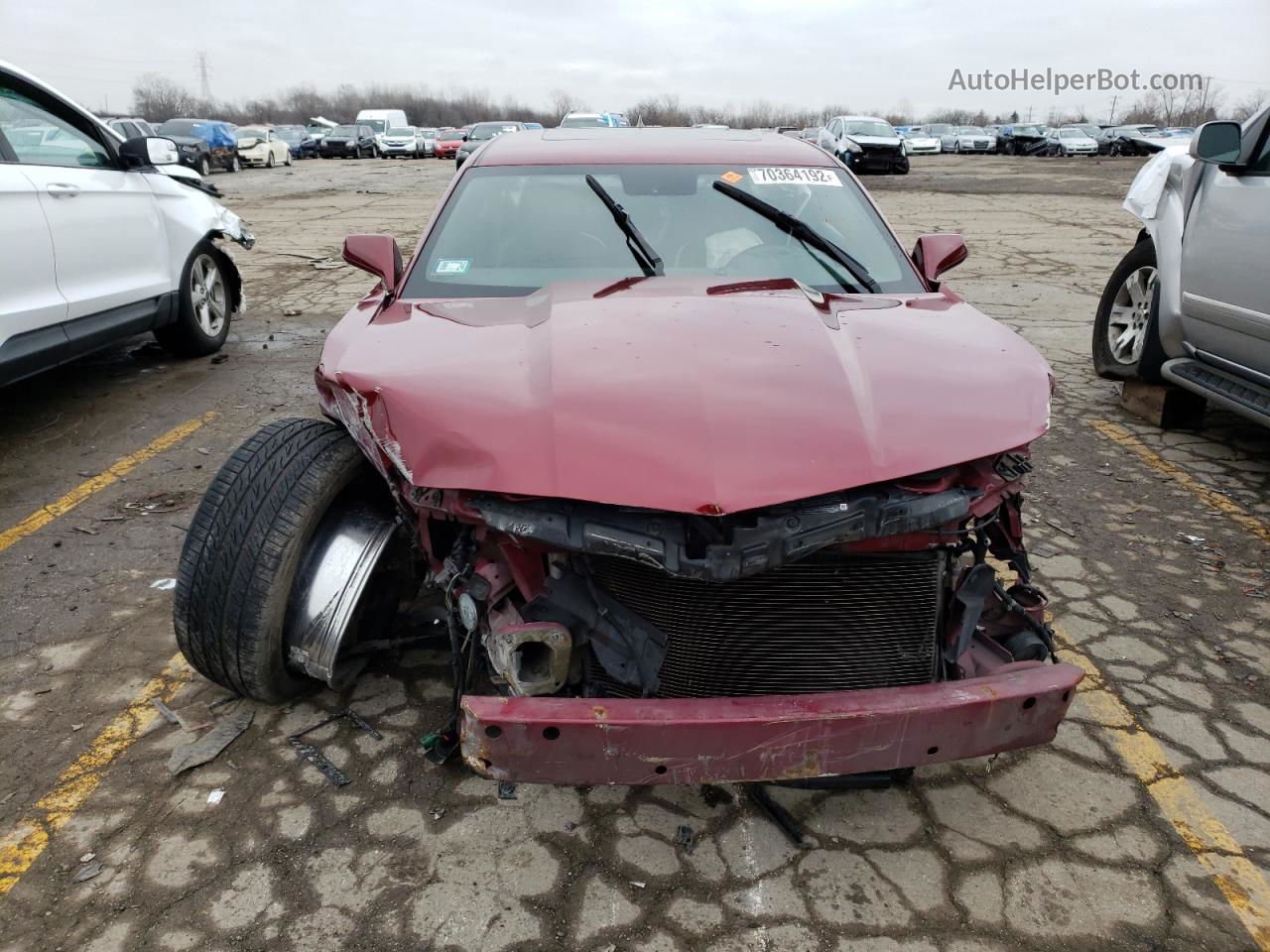 2010 Chevrolet Camaro Ss Red vin: 2G1FK1EJ8A9131222