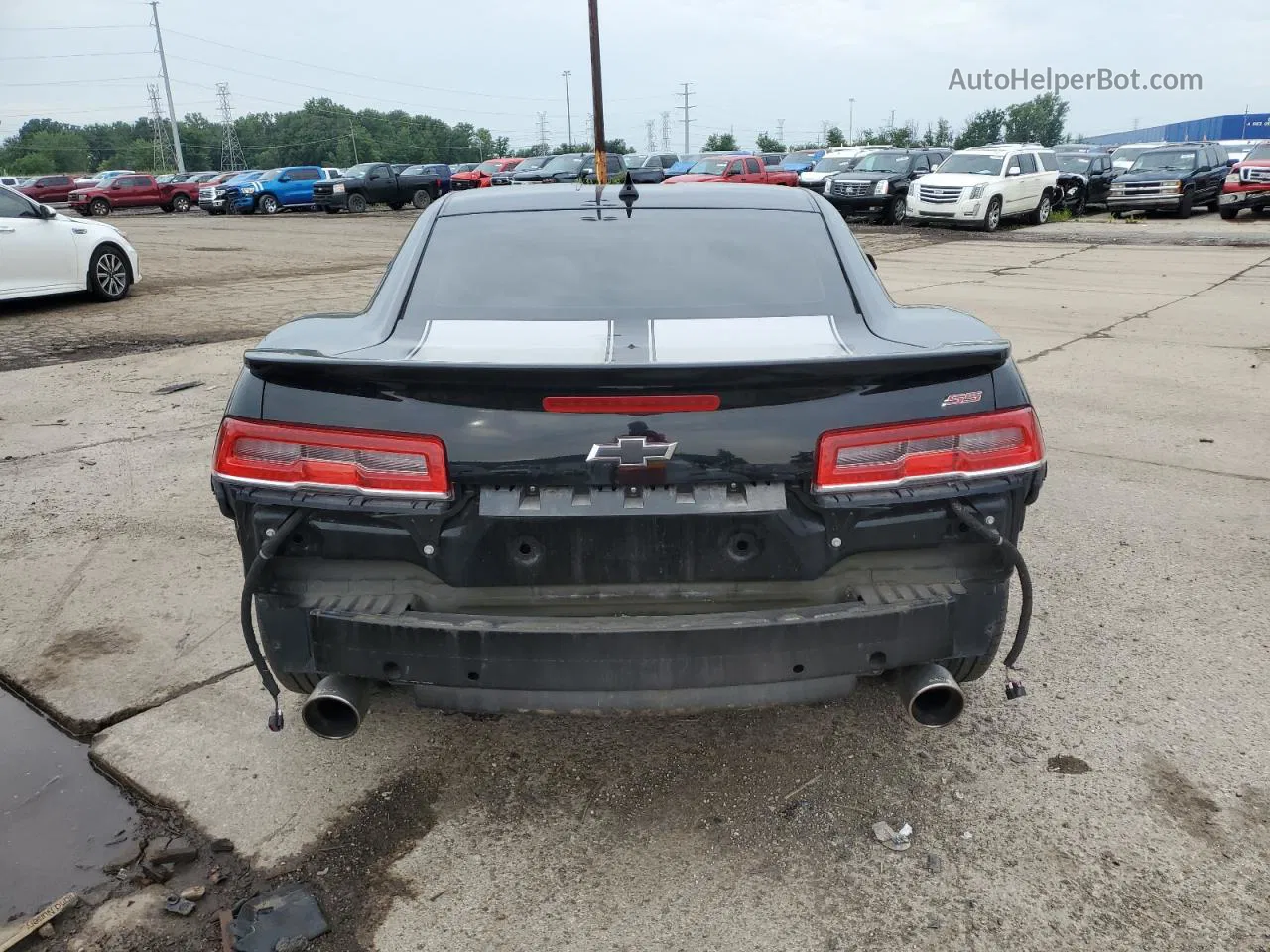 2015 Chevrolet Camaro 2ss Black vin: 2G1FK1EJ8F9269558