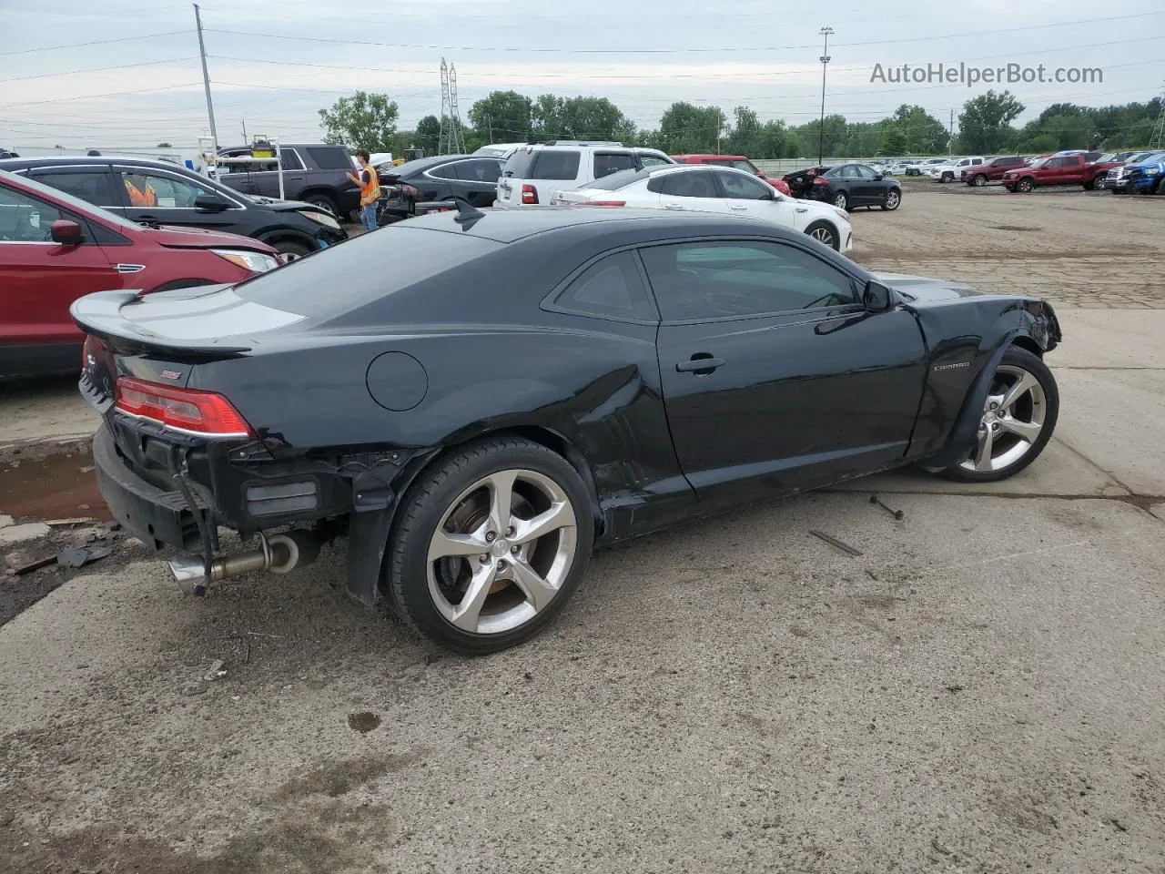 2015 Chevrolet Camaro 2ss Black vin: 2G1FK1EJ8F9269558